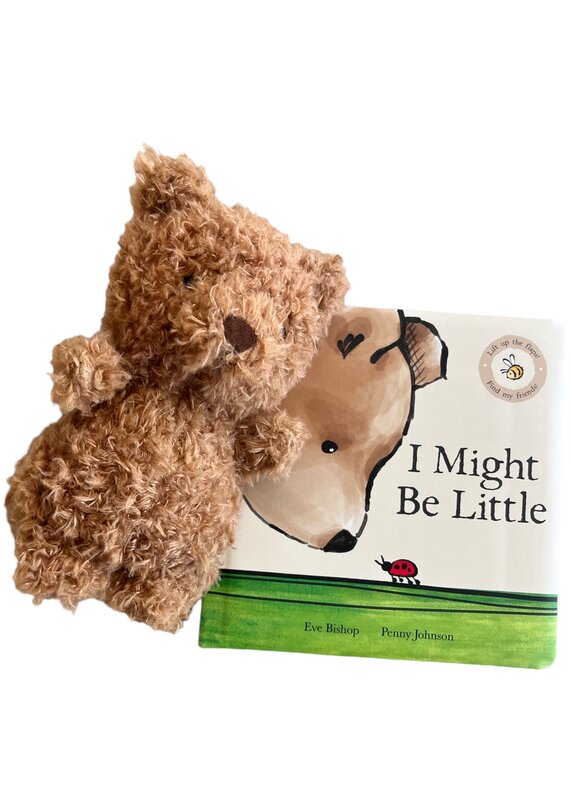 Jellycat "I Might Be Little" and Stuffed Bear Set
