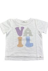 Oh Baby! Oh Baby! Vail SS Tee - Cream/Lavender