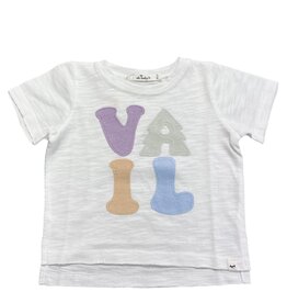 Oh Baby! Oh Baby! Vail SS Tee - Cream/Lavender