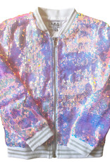 MIA NEW YORK MIA  Irridescent Sequin Jacket