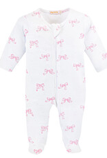 Baby Club Chic Baby Club Chic Pretty Bows Zip Footie