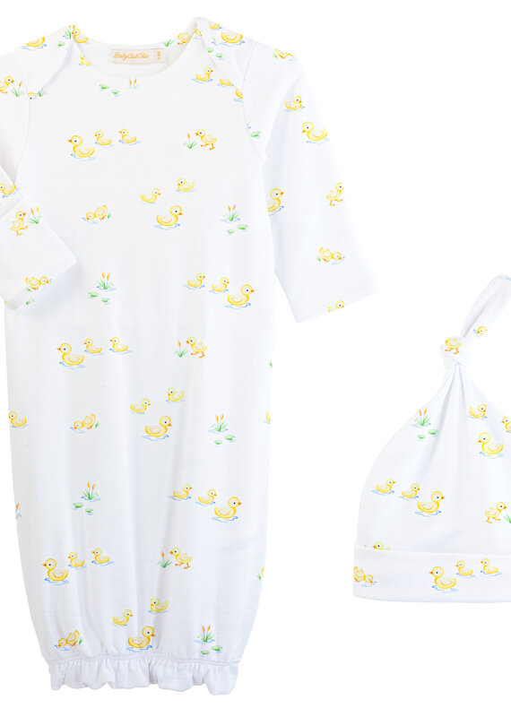 Baby Club Chic Baby Club Chic Three Little Ducks Gown Set