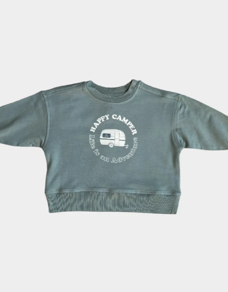 babysprouts babysprouts Happy Camper Boxy Sweatshirt