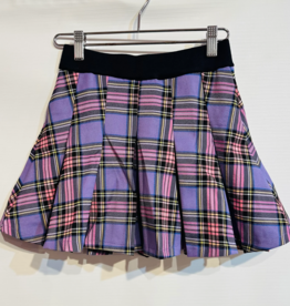 FBZ Pleated Plaid Skirt