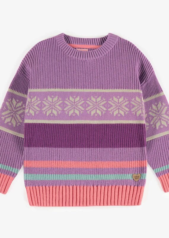 Sourismini Sourismini Patterned Knit Sweater