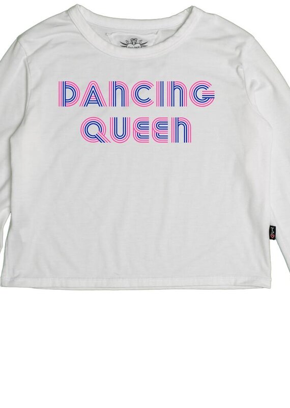 T2 Love T2 Love Dancing Queen Boxy LS Tee