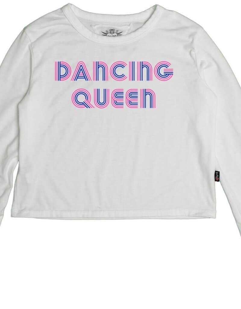 T2 Love T2 Love Dancing Queen Boxy LS Tee