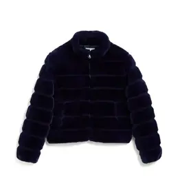 tractr tractr Faux Fur Teddy Bomber
