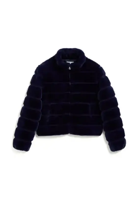 tractr tractr Faux Fur Teddy Bomber