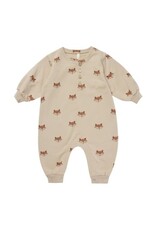 Quincy Mae Quincy Mae RELAXED FLEECE JUMPSUIT || FOXES