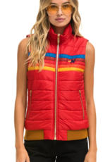 Aviator Nation Aviator Nation 5 Stripe Vest - Cherry Barbados