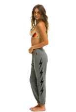 Aviator Nation Aviator Nation Bolt 4 Sweatpant - Heather Grey