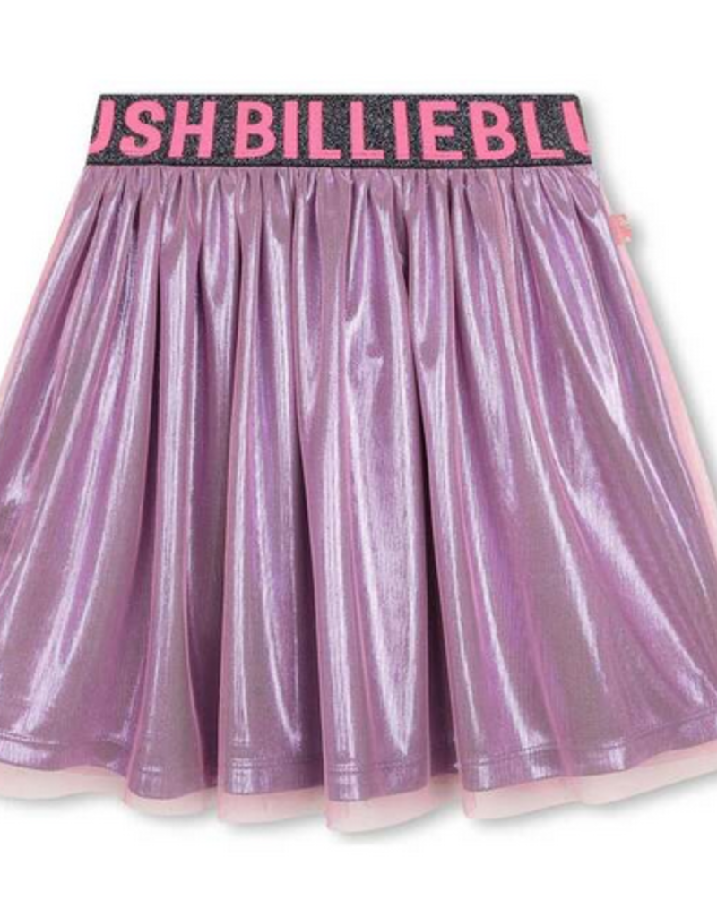 Billieblush Billieblush Metallic Effect Mesh Skirt