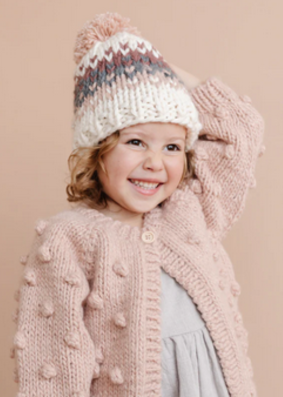 The Blueberry Hill The Blueberry Hill Popcorn Cardigan - Rose