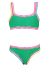 PILYQ PQ Swim Rainbow Stitch Sporty Bikini