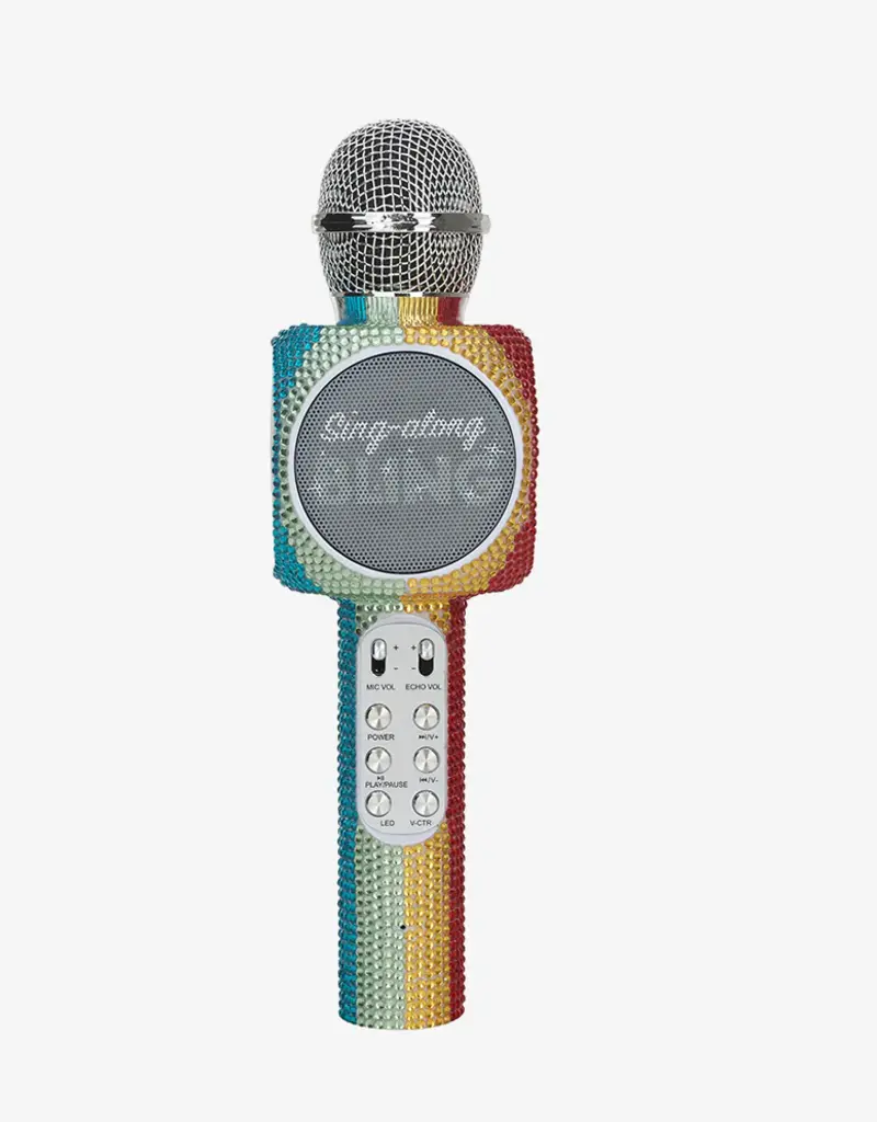 Trendtech Brands Trendtech Sing Along Bling Karaoke Mic- Rainbow