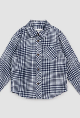 Miles Baby Miles Baby Boy Soft Check Button Down Shirt