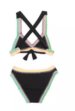 PILYQ PQ Swim Rainbow Stitch Bikini