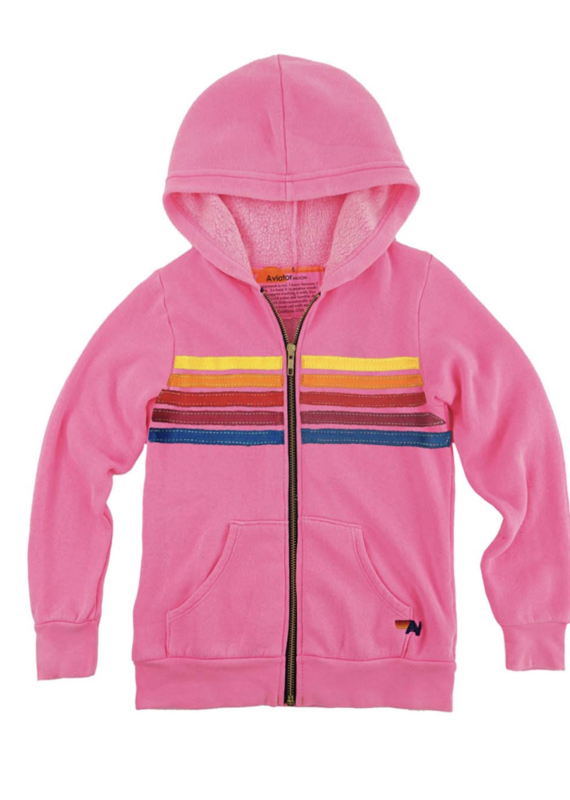 AVIATOR NATION SWEATSHIRT - NEON PINK - Aviator Nation