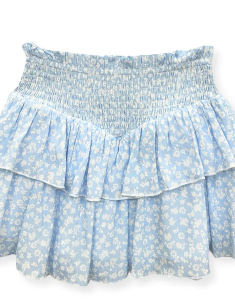 KatieJnyc KatieJNYC Brooke Skirt - Blue Ditsy Floral