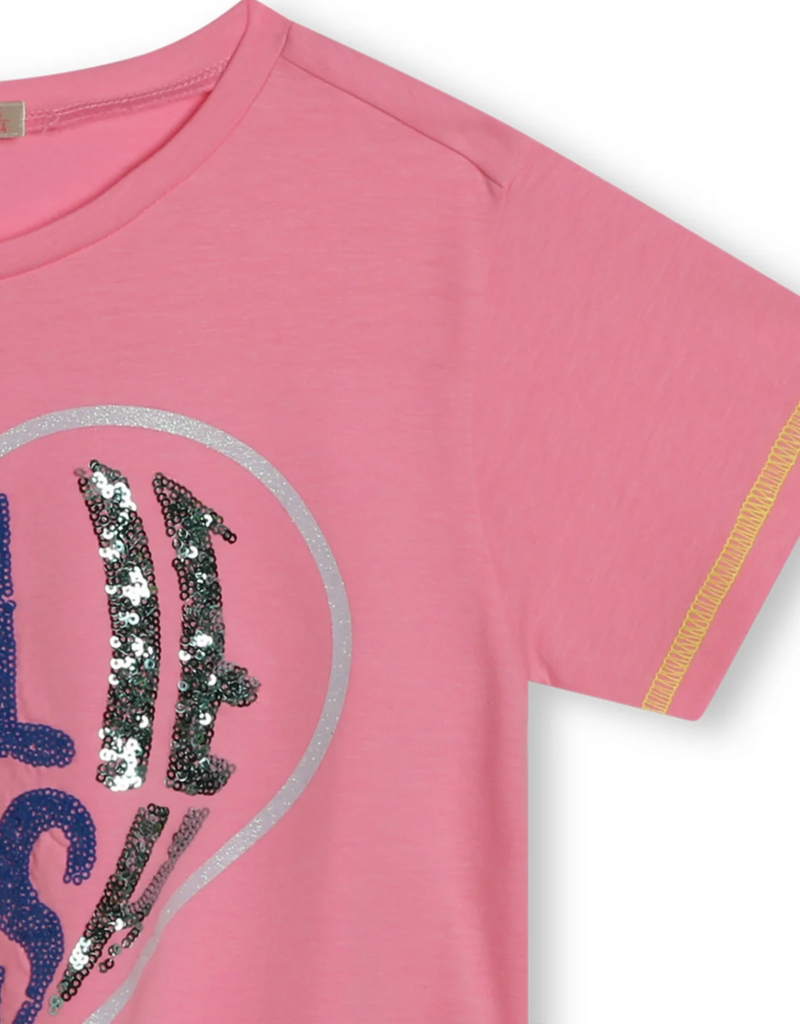 Billieblush Billieblush Heart Logo Knotted Tee