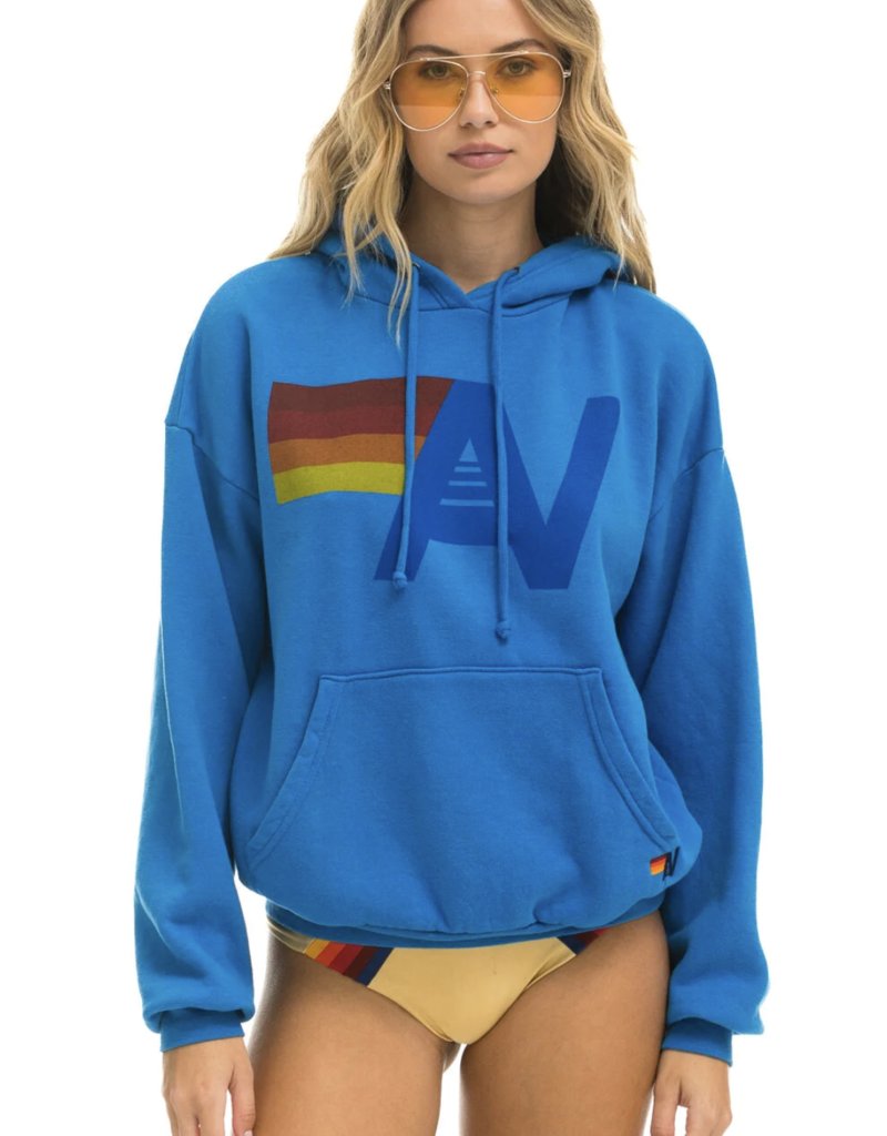 Aviator Nation Aviator Nation Relaxed Pullover Hoodie -Ocean