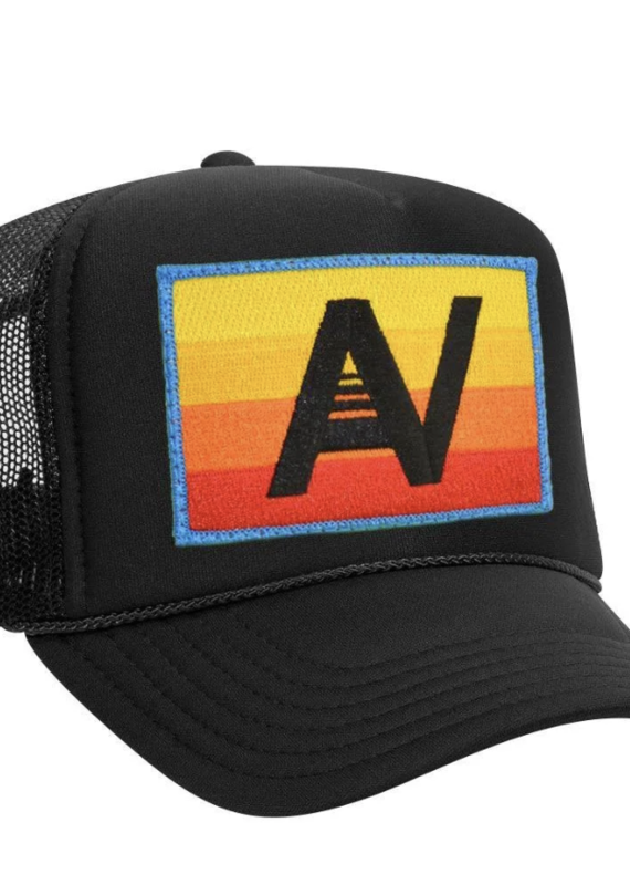 Aviator Nation Aviator Nation Logo Rainbow Trucker