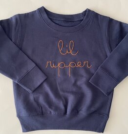 Sweet Olive Street Skipper Embroidered "lil ripper" Sweatshirt