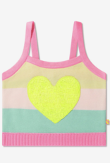 Billieblush Billieblush Sequin Heart Knit Tank