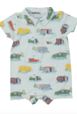 Angel Dear Angel Dear Vintage Campers Polo Shortie