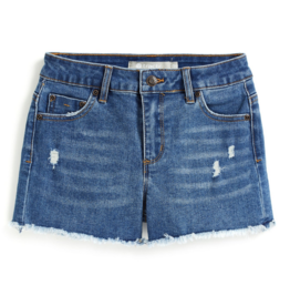tractr tractr Brittany Fray Hem Distressed Shorts