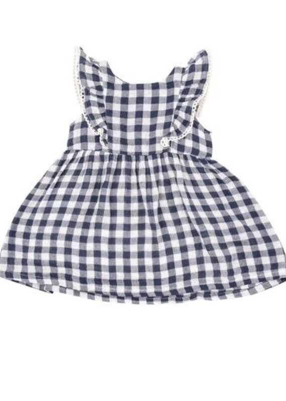 Angel Dear Angel Dear Gingham Ruffle Dress