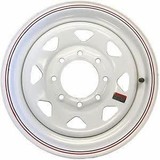 Americana Tire & Wheel Steel Wheel 16" x 6" 8-6.5 Spoke White