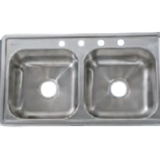Heng's Kitchen Sink - Stainless Steel SQ 33x22x8