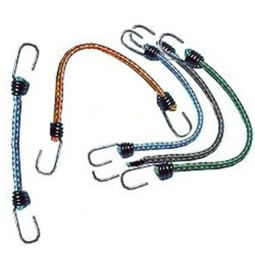 Unknown 12" Multi-Color Hook Bungee 10pc  HTD12C