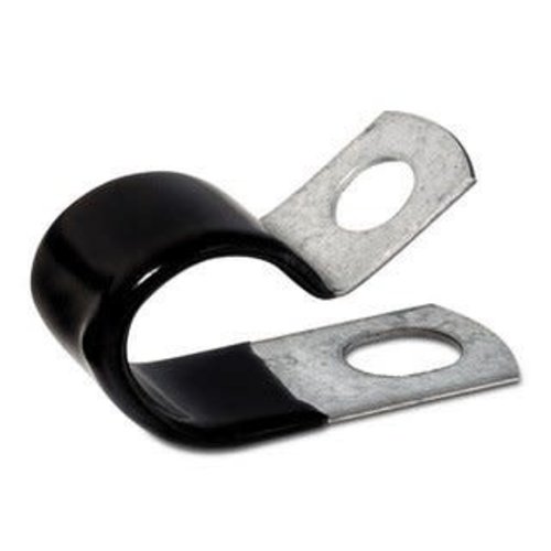 Unknown 1 Inch Vinyl Coated Clamp 1/2 Inch Wide- 20 Pack