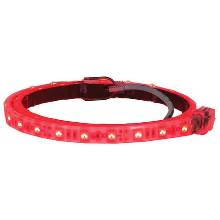 BUYERS 24" 36- LED Strip Light with 3M Adhesive Back -Red   5622638