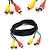 Unknown 10.0M Audio/Video Composite Cable DVD/VCR/SAT Yellow/White/red connectors 3 Male to 3 Male