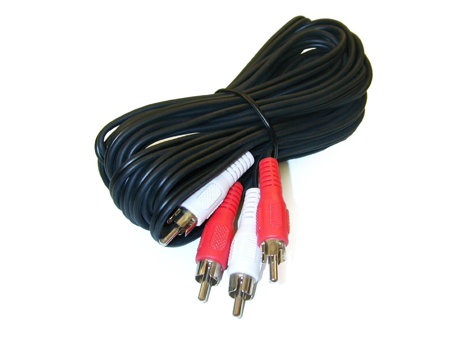 labyrint afspejle mareridt C&E 2 RCA Male to Male Audio Cable 16.4 Feet (Red & White) - Johnson's  Surplus LLC