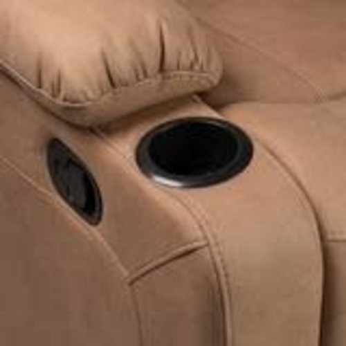 Unknown 65" Camper Comfort Theater Seat Wall Hugger Sand - 3Pc Set