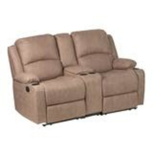 Unknown 65" Camper Comfort Theater Seat Wall Hugger Cappuccino - 3Pc Set