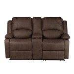 Unknown 65" Camper Comfort Theater Seat Wall Hugger Chocolate - 3pc Set