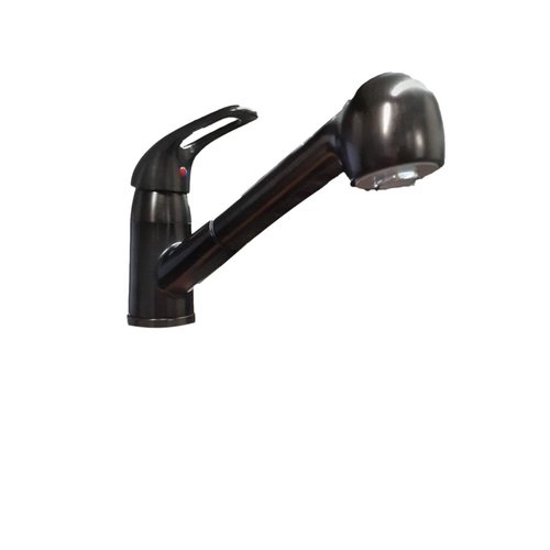 Unknown 8" Pull Out Kitchen RV Faucet with Pedestal Ring - Oil Rubbed Bronze MK801-ORB