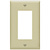 Unknown 1-Gang Decorator Wall Plate -Ivory