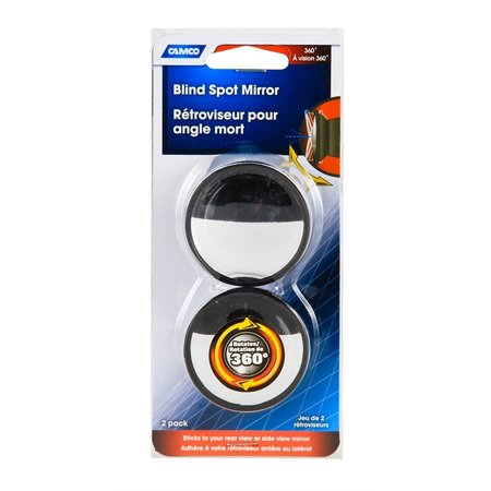 Camco 2 Pack Blind Spot Mirrors 1.75"- Round (25593)