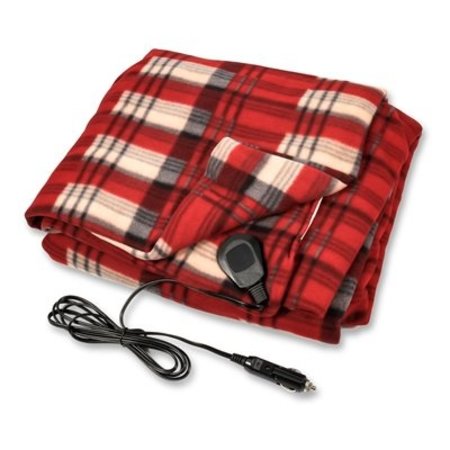 Heated Blanket- Red/Black Plaid (42804) - Johnson's Surplus LLC