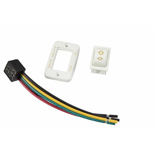 (AT) Slide Out Switch-White W/Harness