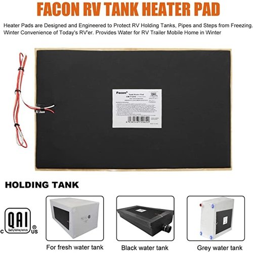 RV Tank Heater Pad 12" x 18"