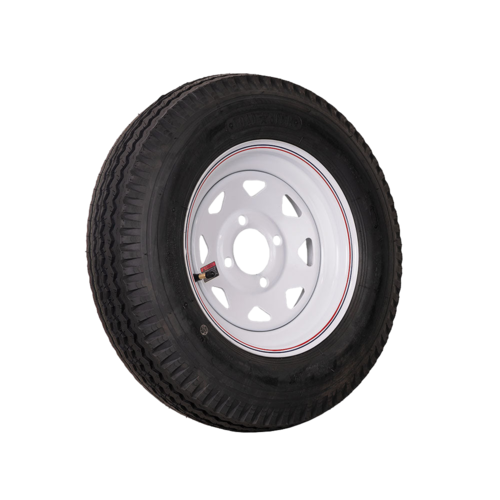 Americana Tire & Wheel 5.30-12 White Spoke 4-4 LRC