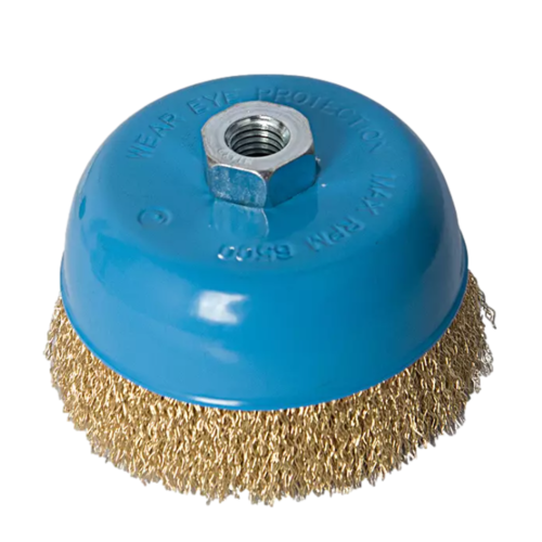 Fixtec 5" Wire Cup Brush with Nut (FWB58125A)